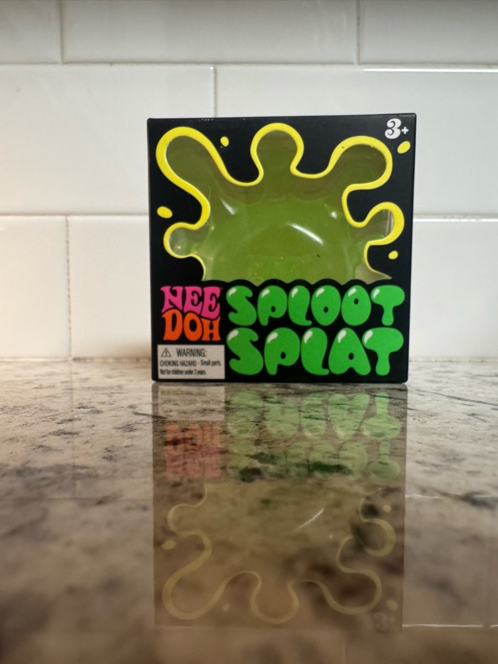 Nee Doh Sploot Splat Green/yellow  Stress Toy